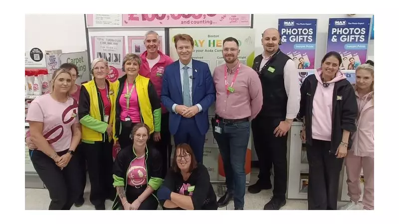 MP Richard Tice Champions Breast Cancer Awareness During Boston ASDA Visit