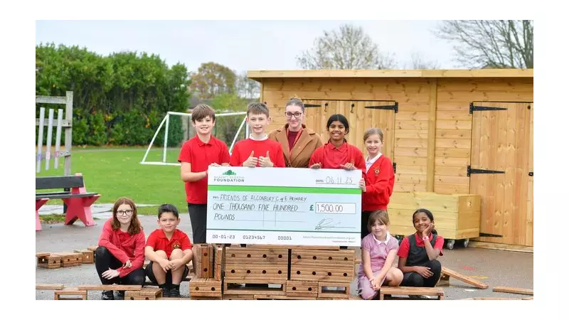 £1,500 Donation Boosts Alconbury School's New Forest Area
