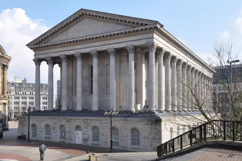Birmingham Town Hall Blue Plaque Marks Dickens' Historic Reading