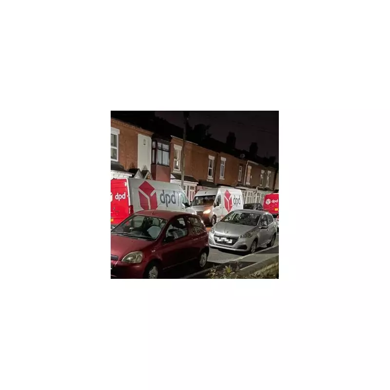 DPD Vans Spark Parking Fury on Bearwood Street