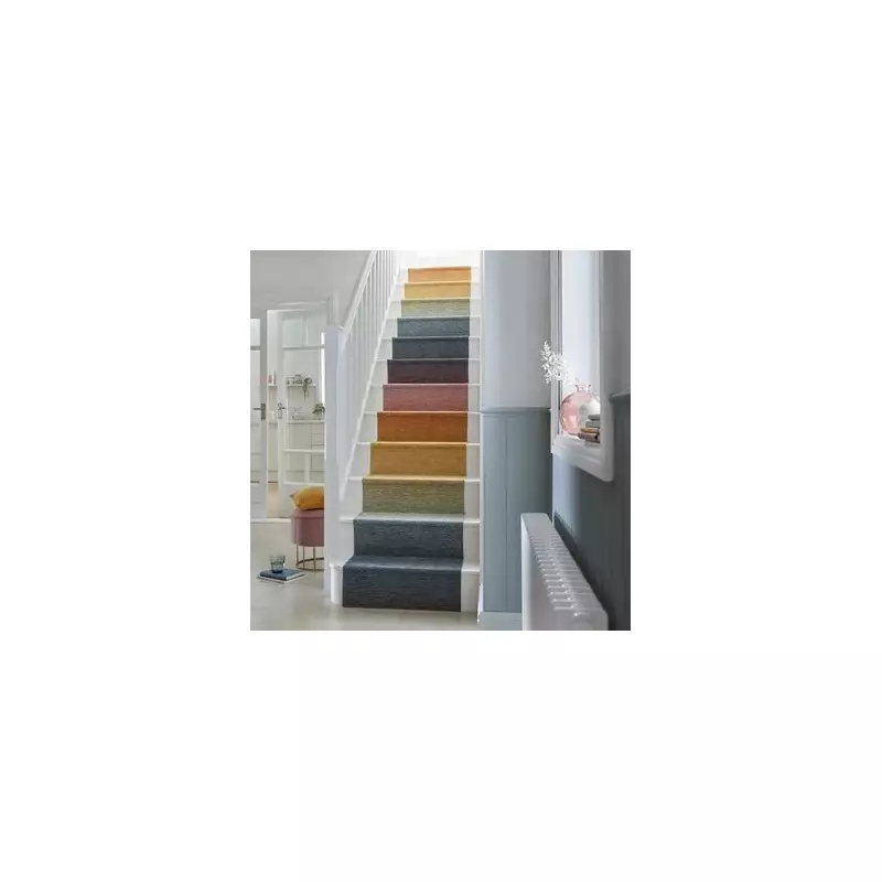 Dunelm Slashes Price on Stunning Rainbow Stair Carpet - Don't Miss This Colourful Deal!