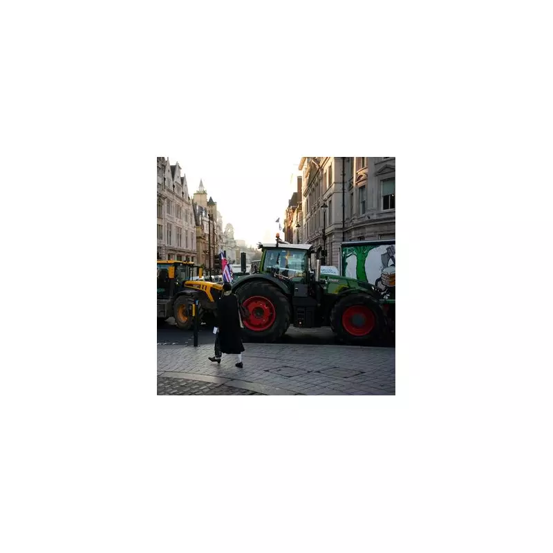 Farmers Drive Tractors to Westminster in Budget Day Tax Protest