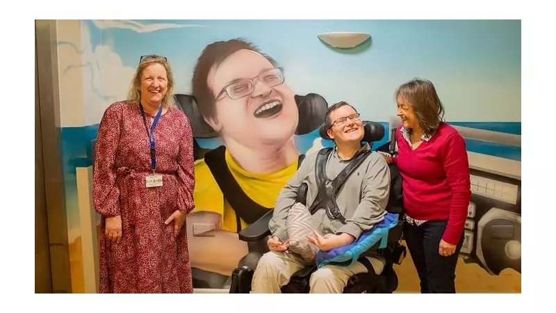 Joyful Tribute: Cardiff Care Home Resident Sees Himself in New Mural