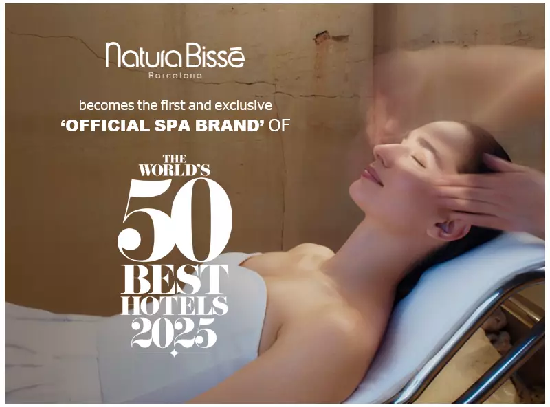 Natura Bisse Secures Exclusive Spa Partnership with World's 50 Best Hotels 2025