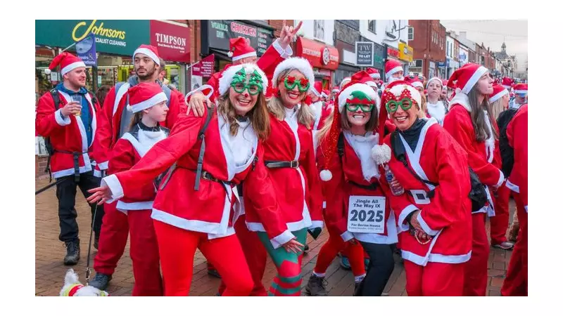 Record 1,959 Santas Raise £41k in Chorley's Jingle All the Way Trek