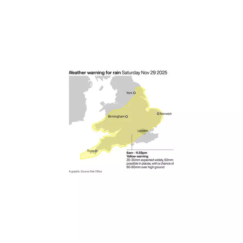 UK Weather Alert: Heavy Rain and Gusts Threaten Travel Disruption