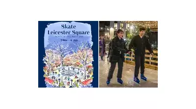 Skate in Iconic Leicester Square: London's Magical Winter Ice Rink Returns for 2024