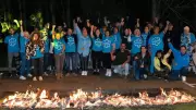 Brave Fundraisers Walk on Fire for St Clare Hospice, Raising £8,000 in Blazing Success