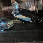 Dudley Car Crash: Vehicle Flips Onto Roof in Laurel Road Smash