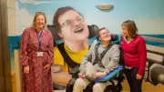 Joyful Tribute: Cardiff Care Home Resident Sees Himself in New Mural