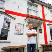 Wiltshire pub faces council probe over St George's Cross painting