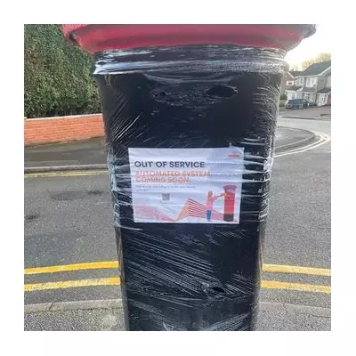 Birmingham Postboxes Taped Up in Royal Mail's 175-Year Overhaul