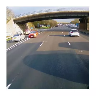 Dashcam captures 'heart-stopping' wrong-way M6 driver near Corley services