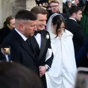 Adam Peaty and Holly Ramsay Marry at Bath Abbey: Beckhams Attend, Parents Absent
