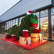 Aldi's 8ft Cuthbert Cake Topiary Delivered to M&S in Festive Prank