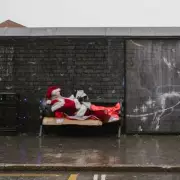 Birmingham artist's Santa sculpture spotlights homelessness crisis