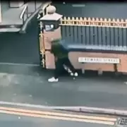 CCTV captures man dumping raw meat outside West Bromwich Gurdwara in hate crime probe