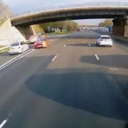 Dashcam captures 'heart-stopping' wrong-way M6 driver near Corley services