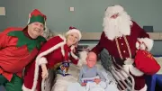 Derby School Brings Santa to Hospital for Boy with Rare Skin Condition