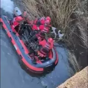 Dramatic Barnsley River Rescue: Firefighters Save Dog from Raging Rapids