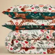 Dunelm's £25 'Woodland Hares' Fleece Duvet Set Earns 4.9 Stars for Cosy Christmas Nights