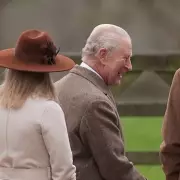 King Charles Greets Crowds at Sandringham Church on December 28