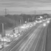 M6 Crash Near Birmingham: Overturned Car Causes 55-Minute Delays