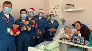 Red Arrows Spread Festive Cheer at Lincoln Hospital with £1,000 in Gifts
