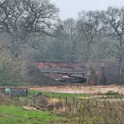 Three Boats Trapped as Sinkhole Swallows Shropshire Canal Bank