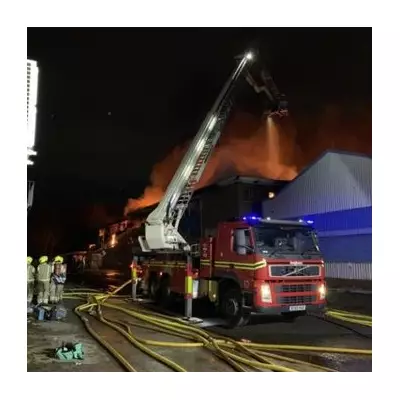 Huge Birmingham Factory Fire: 75+ Firefighters Battle Blaze Overnight