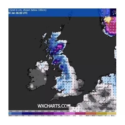 UK Braces for Heavy Snow: 57 Cities on Alert as Temperatures Set to Plummet