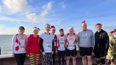 Ware Joggers Shine at Southend Rudolph Run with Top Three Finish