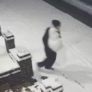 Bold Snowman Thief Caught on CCTV at Longton Pub