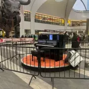 Claudia Winkleman Films The Piano in Birmingham with MIKA