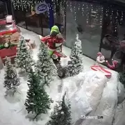 Grinch Raid: Thieves Steal Motorbikes from Festive Garage Display