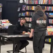 Louis Tomlinson Visits Birmingham's Bullring for Album Signing Ahead of Arena Show