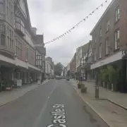 Major Fire in Shrewsbury Town Centre Prompts Emergency Response and Road Closures