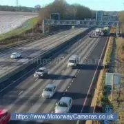 Woman, 60s, dies in M6 four-car crash near Corley Services