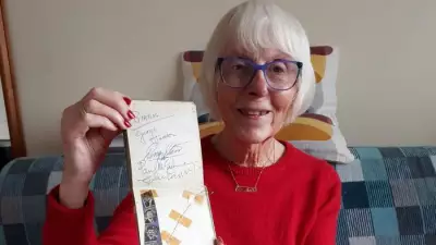 Beatles Autograph Book with Harrison's Guitar String Sells for £7,000 at Lichfield Auction