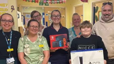 Former Burns Patient Seth, 10, Donates Gaming Consoles to Children's Ward