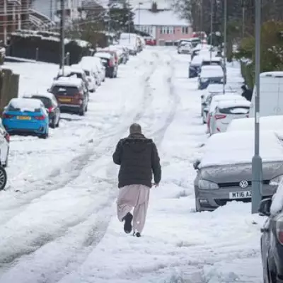 Weather Maps Forecast 662-Mile Blizzard System for Birmingham and West Midlands