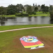 Alton Towers Unveils Bluey Rollercoaster Date with Giant Bean Can Portrait