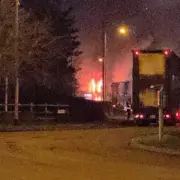 Lichfield Lorry Trailer Fire 'Exploded Like Several Bombs Going Off'