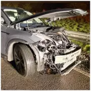 M6 Toll Driver Arrested After Drink Drive Crash Leaves Car Wrecked