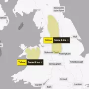 Met Office Issues Snow and Ice Warning for Midlands Regions