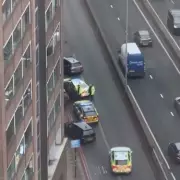 Police Chase Ends in Dramatic Crash on Birmingham's A38 Suffolk Street Queensway