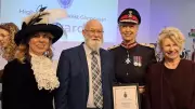 Swansea Volunteer Honoured at High Sheriff Awards for Lifelong Air Ambulance Service