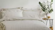 Wayfair's Luxury Stripe Duvet Set Earns Rave Reviews for Style and Comfort