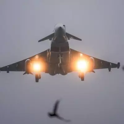 RAF Typhoon Shoots Down Iranian Drone Heading Towards Qatar in First Engagement