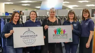 Rushcliffe Council Boosts Edwalton Charity Sharewear with £500 Grant